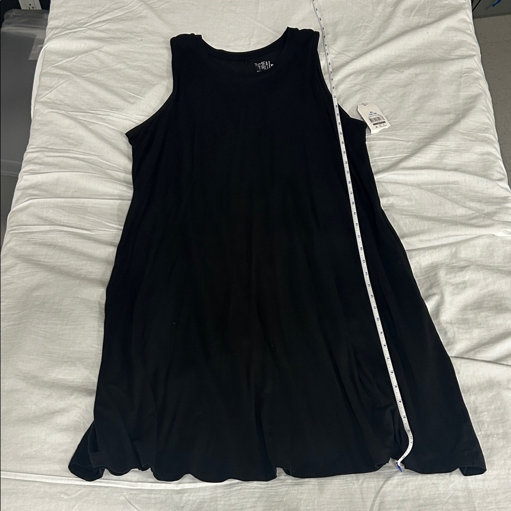 Time and Tru Classic Black Tank Top